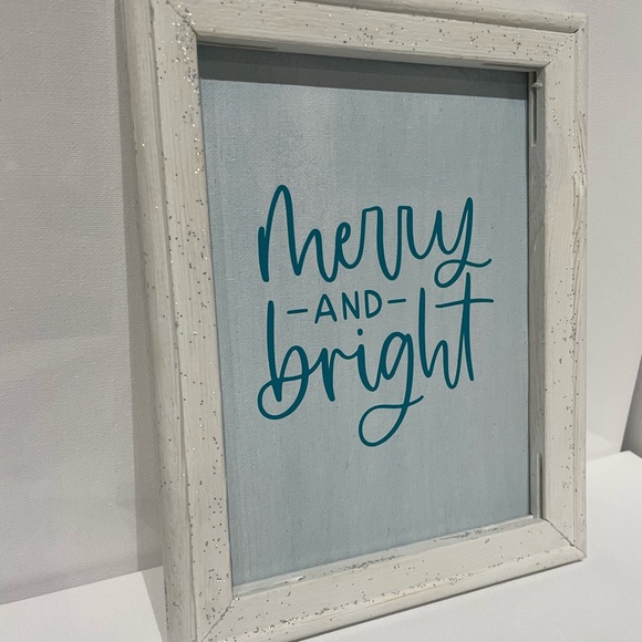 Merry & Bright Sign - Picture 3 of 4